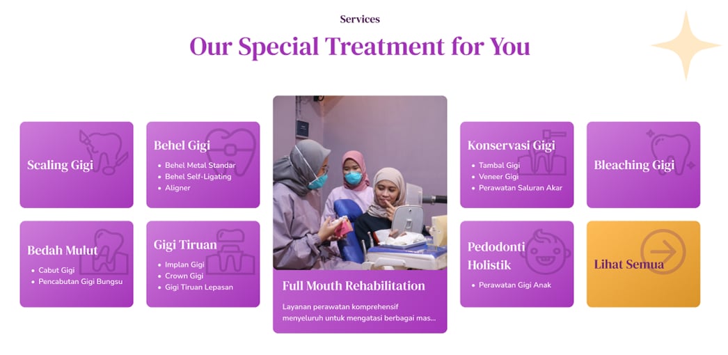 Patient-facing site